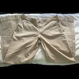 Khaki Capri Old Navy Pants